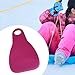 Lljsszr Snow Sled Flying Carpet, Rolling Snowboard Mat with Handle, Lightweight Sled, Winter Toy, for Kids, Bright Pink