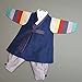 OUJIN I Mutil Colored Sleeves Boy Hanbok for 100days~10y/o 3 Colors Korean Traditional Dress Baby Boy Kids Hanbok (as1, Age, 1_Year, Navy)