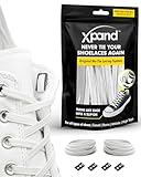 Xpand No Tie Elastic Shoelaces. 1 Size Fits All for Adults & Kids | Stretch Laces for Sneakers, Runners & High Tops Shoes