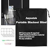 Auyeetek Dachfenster Verdunkelung in 1 Minute angebracht, 3m x 1.5m Sonnenschutz Innen außen ohne Bohren Verdunklungsfolie für Fenster Vorhänge Verdunklungsrollo Verdunklungsstof