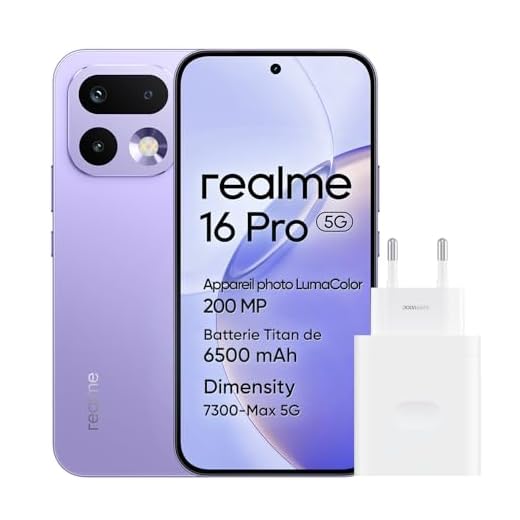 realme 16 Pro 5G 512GB 8GB Orchid Purple INT+NFC RMX5120 EU