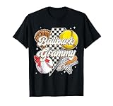 Ballpark Grammy Tball Baseball Softball Grandma Mother's Day T-Shirt