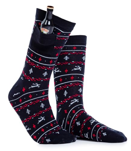 Image of Tipsy Elves Holiday Themed Socks for Men Fun and Festive Men's Socks for Valentines and More