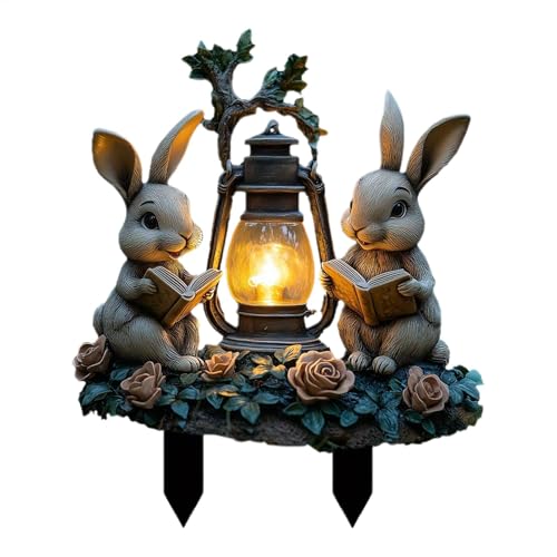 Vgvgaj 30x25cm Osterdeko Gartenstecker Osterngarten Hasens Osterdeko Hasens Outdoor Osterdekorationen Hof Tierschild Acrylfeiertag Im Freien Im Freien Welcome Lawn Stake