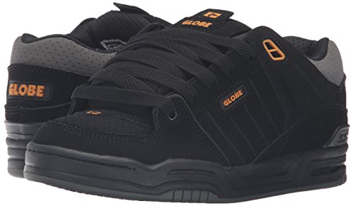 Image of Globe Mens Fusion Skate Shoes, Black /Caramello /Charcoal, 14 M US