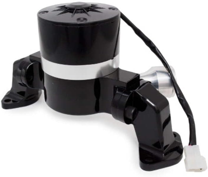Top Street Performance HC8020BK Black Powder Coat Finish Aluminum Electric Water Pump