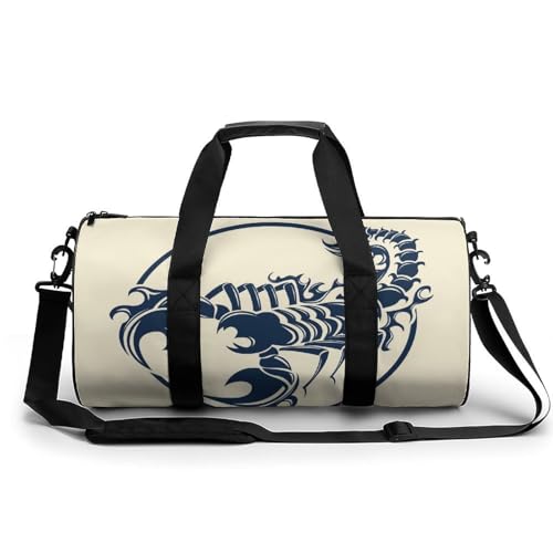 Sac de sport Homard avec bandoulière réglable, duffel bag résistant 45x23cm