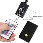 VARMHUS LED 18-112 cm für Fisch Tank Aquarium Leuchte Wasserdicht Aquarium Aquarium Beleuchtung, Lampe Stecker EU Unterwasser LED-Lichtbalken (RGB, 37 cm) – Bild 3