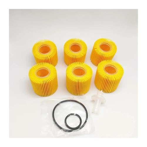 Filtro de aceite motor 04152-YZZA6 para evitar fugas en CT200H y Scion, juego de 6