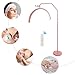 dSWQnmlH Lash Light, Half Moon Lamp with Tool Tray, LED Floor Lamp for Eyelash Extensions, Nail Art, Tattoo Art and Skincare, Adjustable Color Modes and Flexible Gooseneck