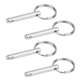 Sxkxm Pull Pins Siding Brake Compatible with Tapco PRO 14, PRO 19, Windy, Maximum, MX, 11397 Pull Pins 0.25in. x 1.25in. Siding Bending Brake Replacement Part (4 Pcs)