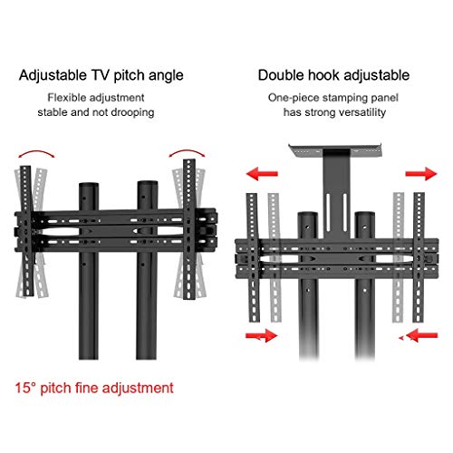 Soporte Universal de Piso para TV 32-70 Pulgadas con Ruedas miniatura 3