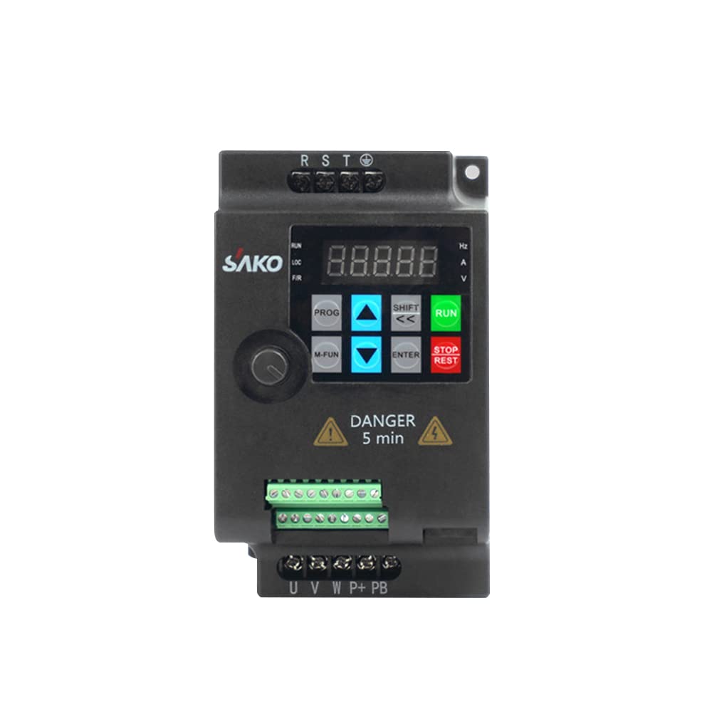 Inverter,convertitore VFD, convertitore inverter trifase, driver motore 380 V 2,2 kW, utilizzato per il controllo della velocità del motore mandrino