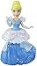 Disney Princess Cinderella Collectible Doll with Glittery Blue & White One-Clip Dress, Royal Clips Fashion Toy
