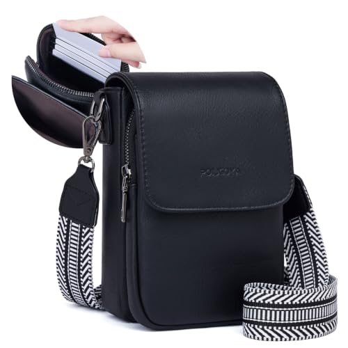 Mini Crossbody Bag with Triple Compartments