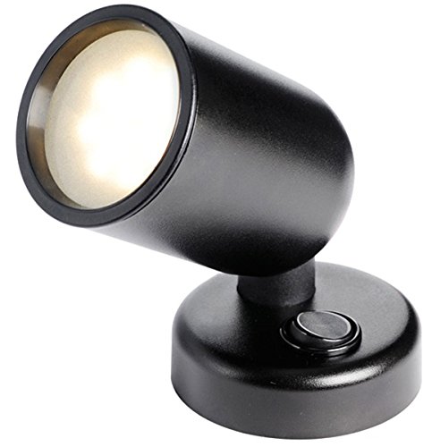 OSCULATI Spot LED articulé en ABS Noir