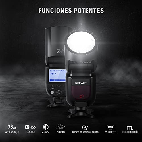 Ficha técnica NEEWER Z1-N TTL Flash de Cabeza Redonda para Nikon DSLR - Fernando Cortés