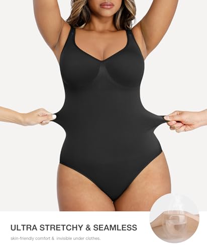 Lover-Beauty Body Suits for Women Seamless Shapewear Bodysuit Tummy Control Body Shaper4