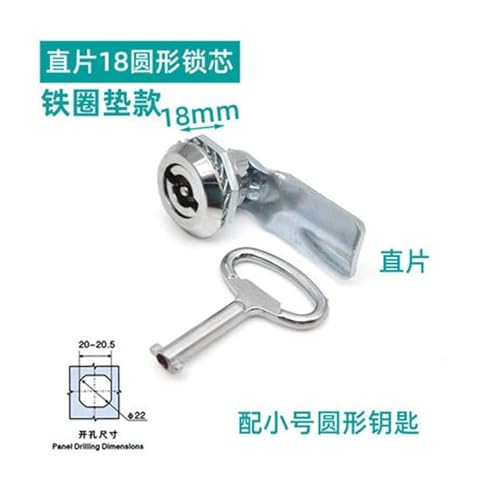 Serrure à came rotative MS705 en zinc de 18 mm anti-vibration - 3