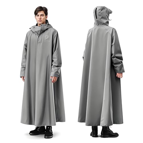 PALAY® Long Rain Coat, Raincoat for Men Women Waterproof | Reusabl...