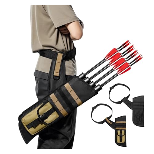 Carcaj de flechas ajustable para tiro al blanco con bolsa de transporte universal 3