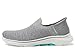 Skechers Women's Go Walk 7 Springtime Hands Free Slip-Ins Sneaker, Gray, 9