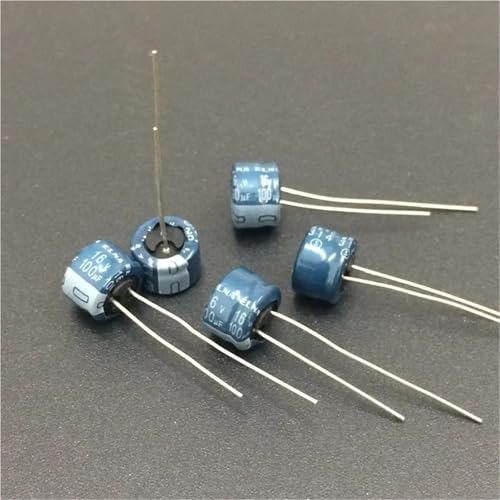 Condensateur audio discret 16 V 100 uF 8 x 5 mm pour circuit imprimé PCB