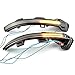 QKLsudua 2pcs Dynamic Side Mirror Indicator Turn Signal Light Sequential Blink Compatible with VW Golf 8 GTI R GTE GTD MK8 2020 2021