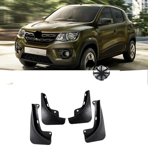 for Renault Kwid 2019 2020 2021 2022 2023 2024 Accessories Car Mud Guards Flaps Splash Compatible, Auto Parts Front Rear Mud Guard Fender 4pcs/Set