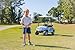 Dynacraft 24V Unisex Kids Golf Cart, 2- Seater Ride-On with Play Accessories and Parent Remote Control, Perfect for Toddlers and Kids Aged 3 Years and Above, Safe and Fun