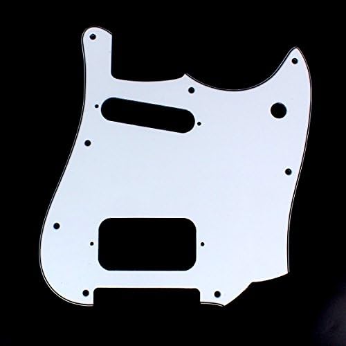 Replacement Guitar Pickguard For Squire Cyclone,3ply White image 5