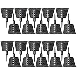 SEWACC Wiederverwendbare Bonsai Düngerkästen 30 Stück aus Kunststoff mit Deckel für Garten und Zimmerpflanzen