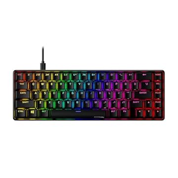 HyperX Alloy Origins 65 - Mechanical Gaming Keyboard - HX (US Layout), Preto, 4P5D6AA#ABA