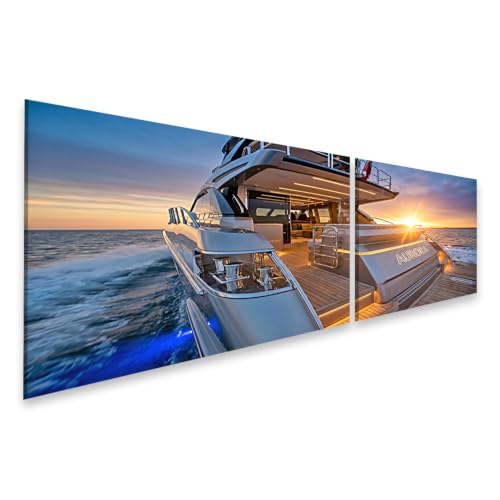Tableau sur toile yacht romantique pour amateurs de mer