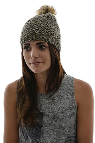 Bonnet femme Le Temps des Cerises vert pour stopper le froid fdebby