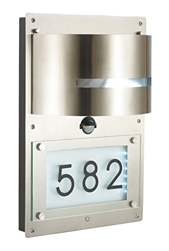 Außenwandlampe Hausnummer Bewegungsmelder Wandlampe Außenleuchte Hausnummernschild Cover