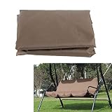 Swing Hammock Cushion Cover Replacement, 190T Polyester Taffeta Waterproof Fabric 3‑Seat Swing Hammo