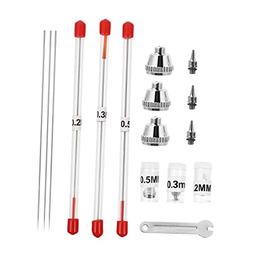Buse et aiguille d'aérographe POPETPOP pour stopper les fuites et crachotements de peinture