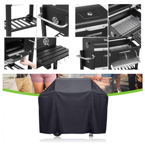 Sariny バーベキュー コンロ グリル 炭火焼き 焚き火台 温度計付き 大型 BBQ の商品画像 4