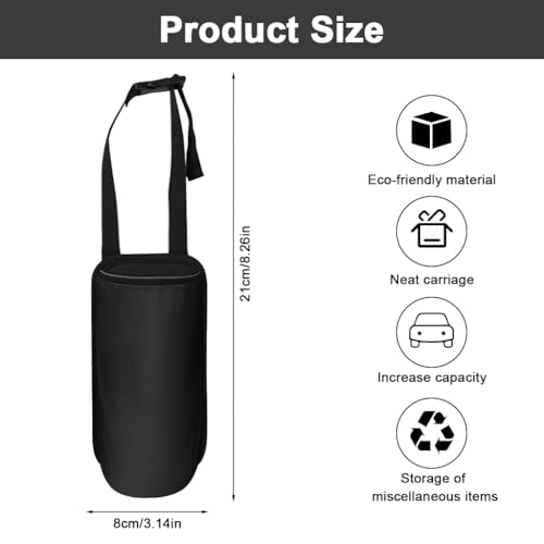Image of STHIRA Compact Fire Extinguisher Hanging Bag Oxford Cloth Portable Holder Adjustable Straps Seat Back Trunk Mounted Emergency Pouch Cars Trucks RVs Car Cup Holder Accessories Multi-Function