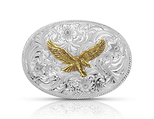 Montana Silversmiths Western Lifestyle Wildlife Series Made in the USA Belt Buckle (Classic Eagle)