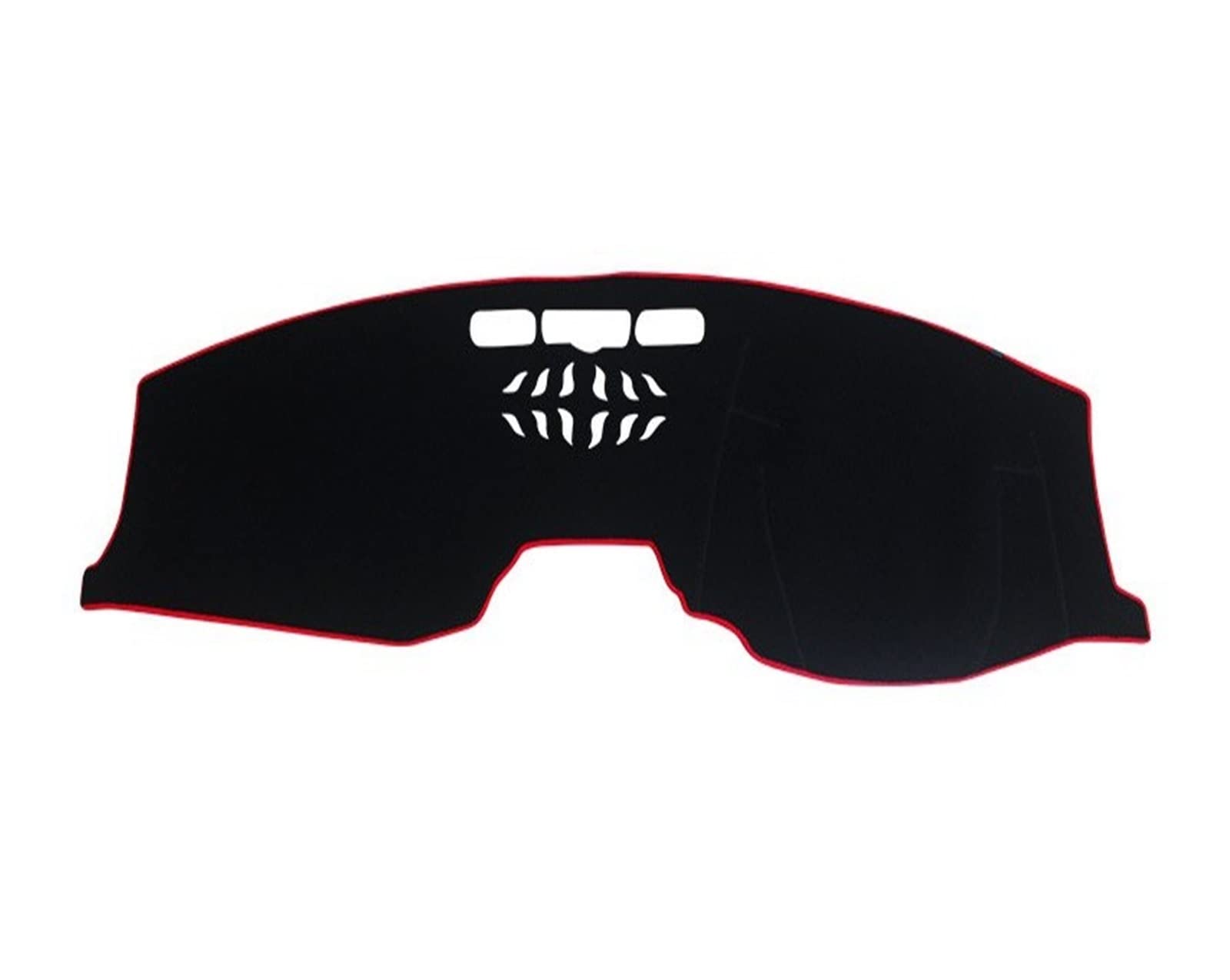 Parasol de salpicadero para Mazda CX-5 RHD 2017-2022 protector de tela borde rojo 7