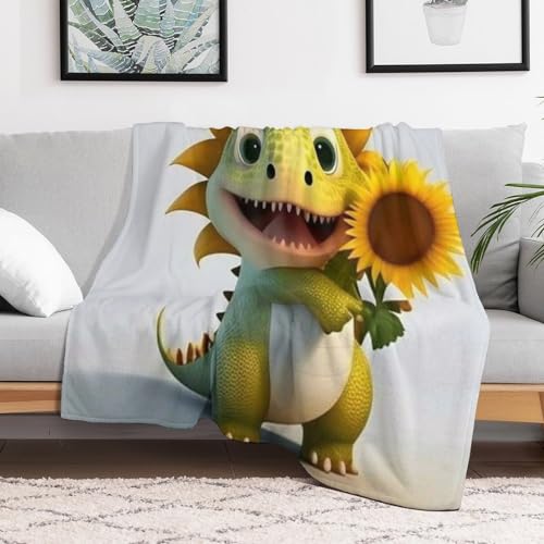 Couverture dinosaure moelleuse : le cadeau de séjour idéal - 3