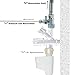 Wasserzulaufleitung Anschluss Set für Kühlschrank SBS 10m Wasserschlauch T-Stück Fitting