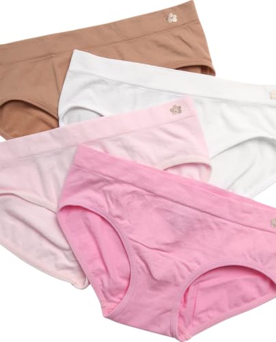 Limited Too Girls' Underwear - 4 Pack Soft Microfiber Tag-Free Seamless Hipster Panties with Elastic Waistband (Sizes: S-L)2