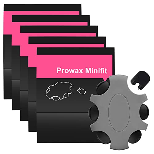 ProWax MiniFit Hörgeräte Cerumenfilter, ProWax MiniFit Ersatz-Wachsschutzfilter mit 6 Werkzeugen und 6 Filtern (5 Pack/30 Stück)