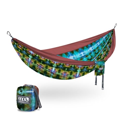 Image of ENO, Eagles Nest Outfitters DoubleNest Lightweight Camping Hammock, 1 to 2 Person, Special Edition Colors, ATC