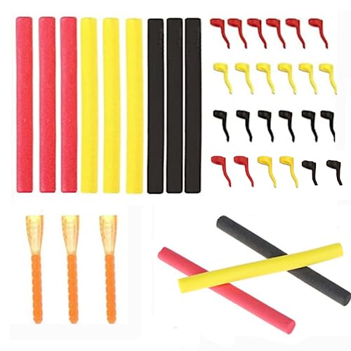 Vokowin K256-39 Kit de 39 pièces en mousse pour pêche à la ligne d'appât, hameçons, bâtons et bas de ligne