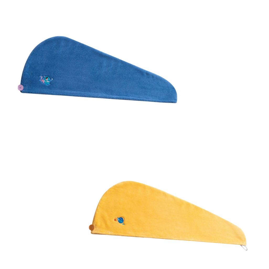 Beaupretty 4piezas Toalla Secado Rápido para Cabello Gorro De Secado Ultra Absorbente Toalla De Microfibra para para Uso Diario o Viajes y