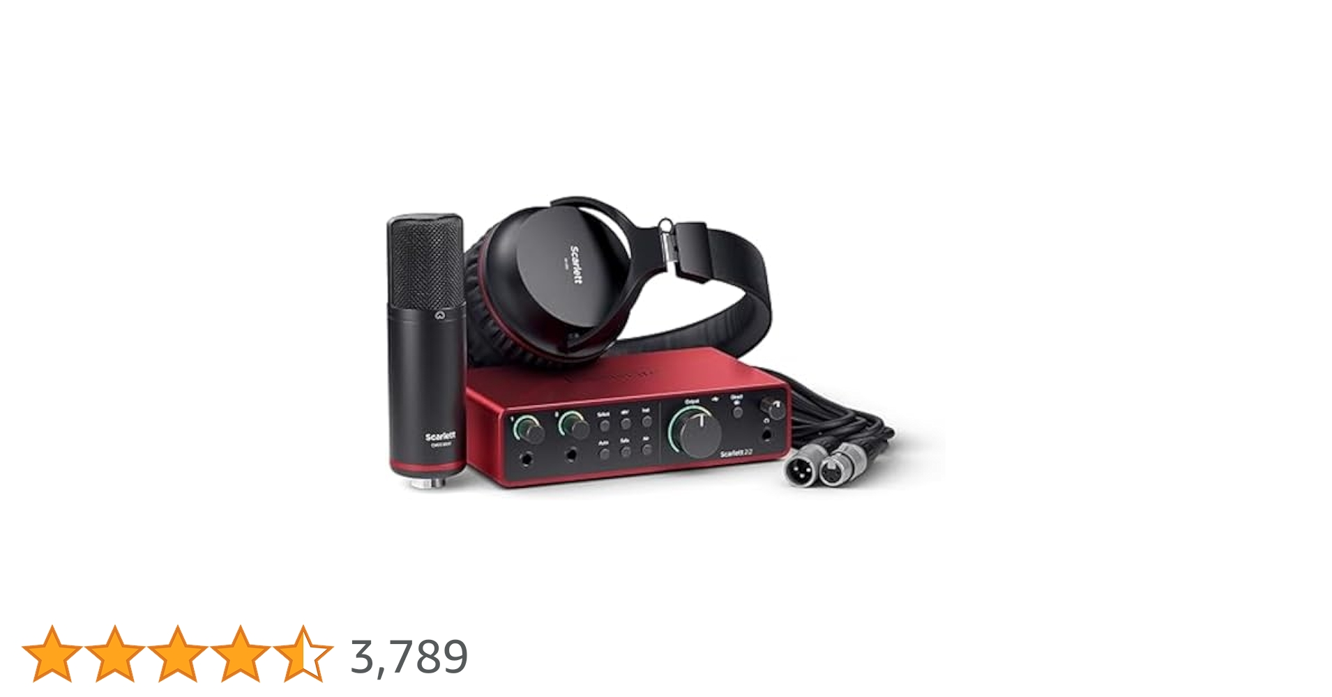 Focusrite Scarlett 2i2 オーディオインターフェース第4世代 Focusrite Scarlett solo (4th Gen) 2in 2out オーディオ